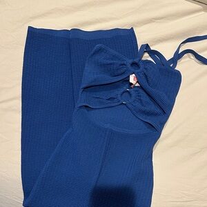 Solid & Striped blue dress